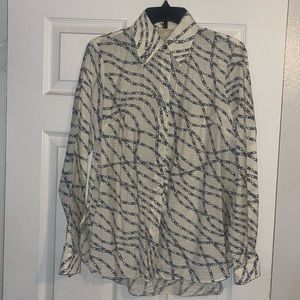 NWT MICHAEL by Michael Kors signature button down blouse.